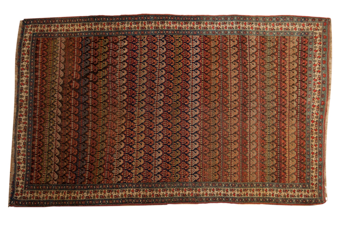 5.5x9 Antique Fine Bijar Carpet