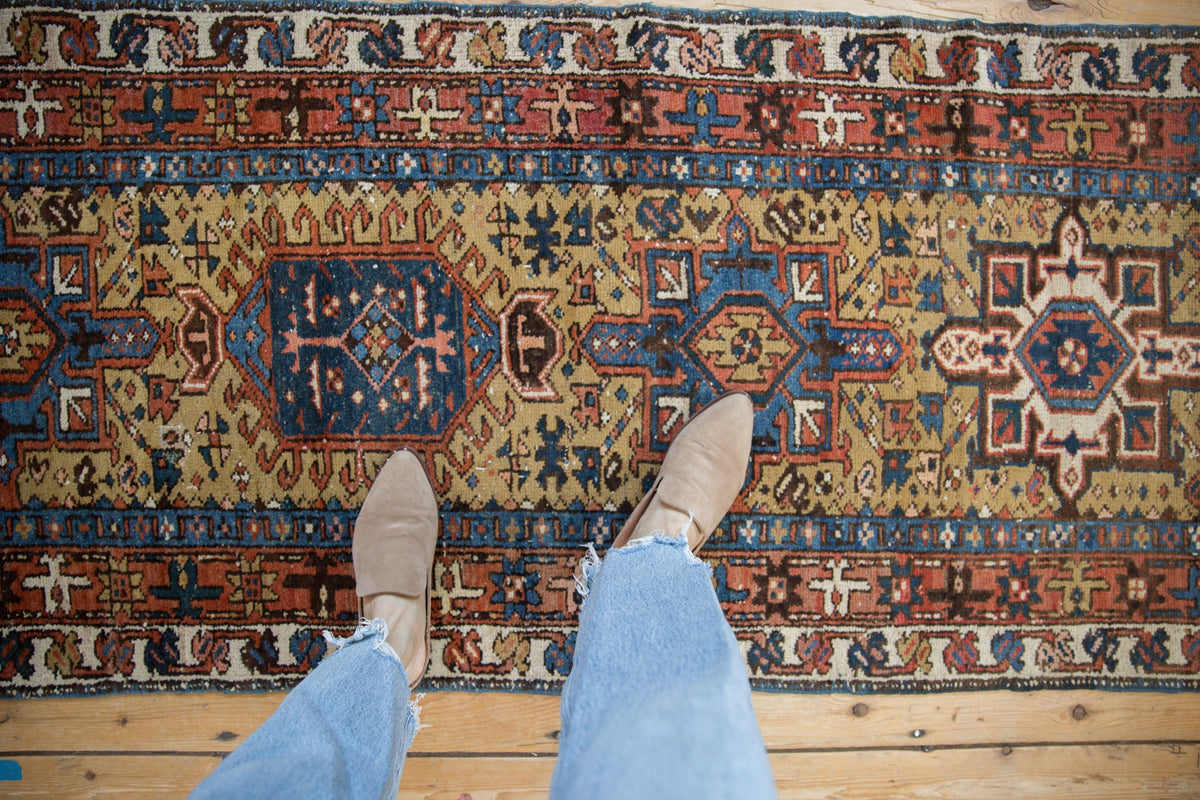 3x10.5 Vintage Karaja Rug Runner