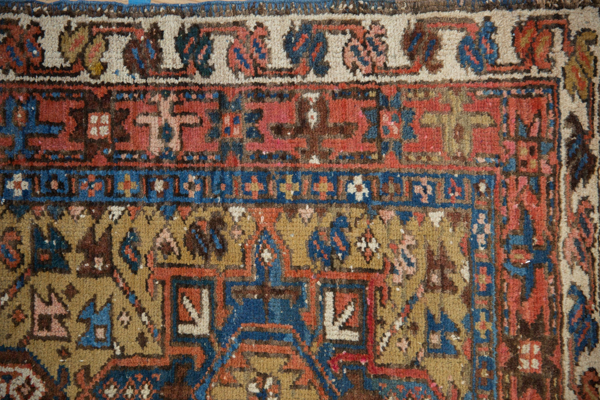 3x10.5 Vintage Karaja Rug Runner