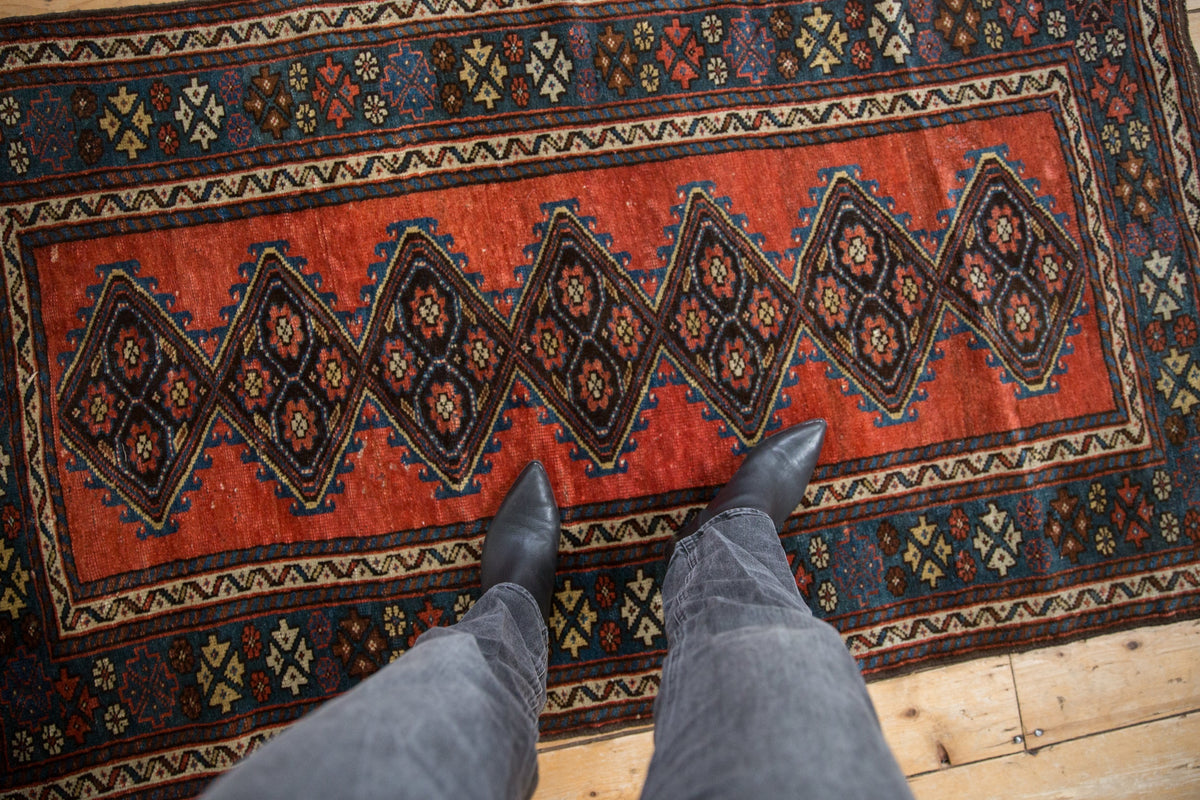 3.5x6 Antique Kurdish Rug
