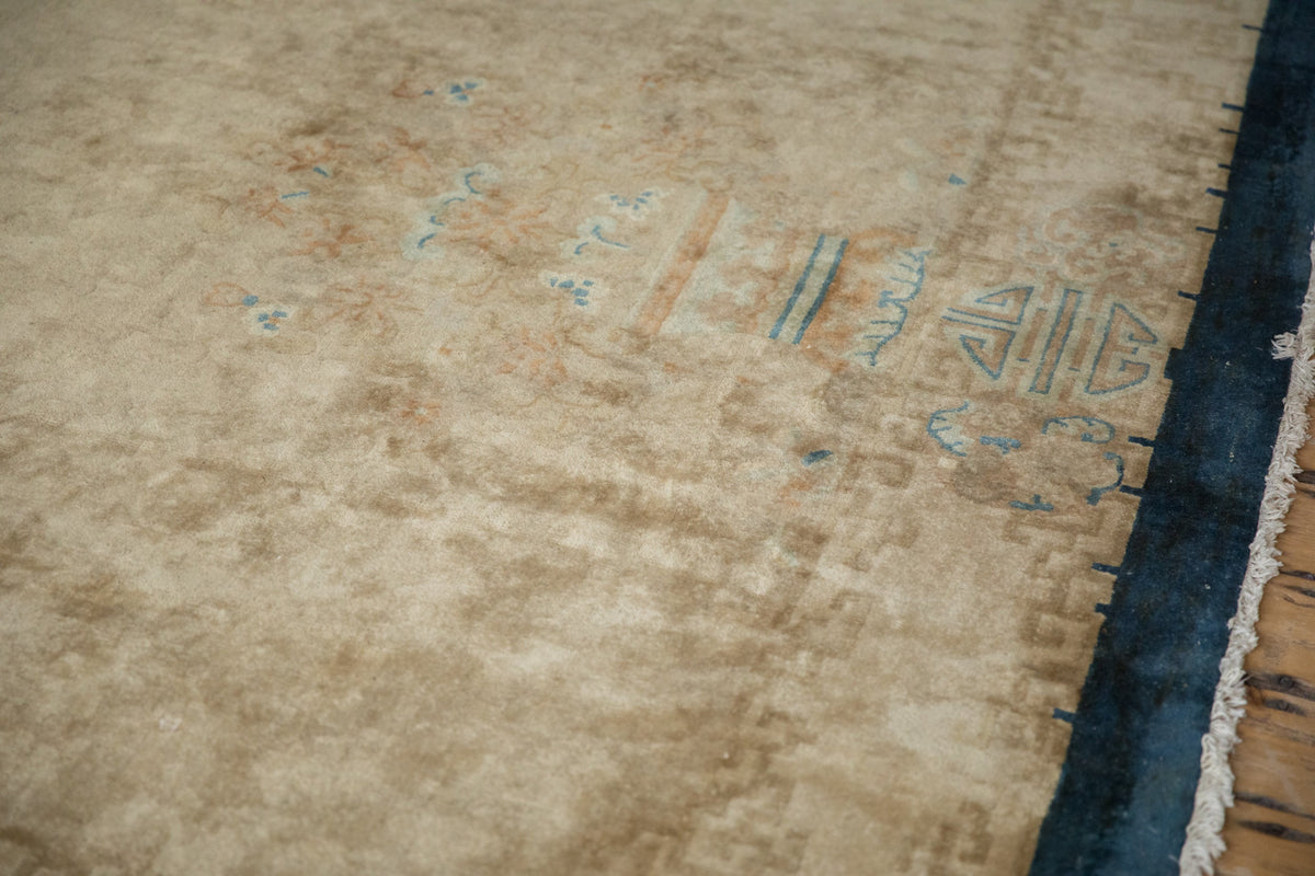 8x9.5 Antique Art Deco Carpet