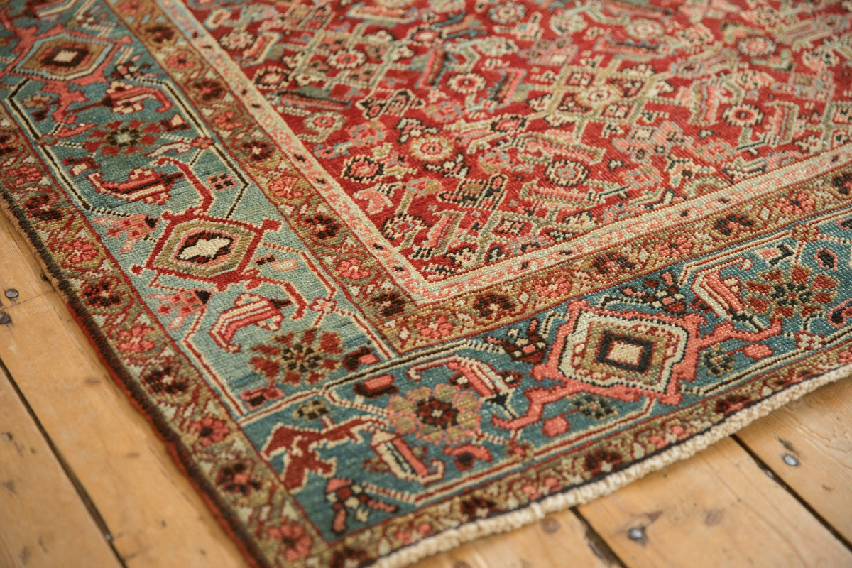 4.5x6 Antique Heriz Rug