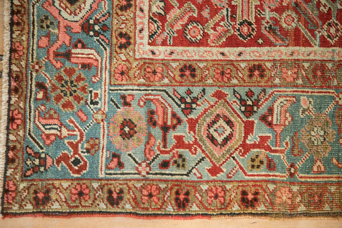 4.5x6 Antique Heriz Rug