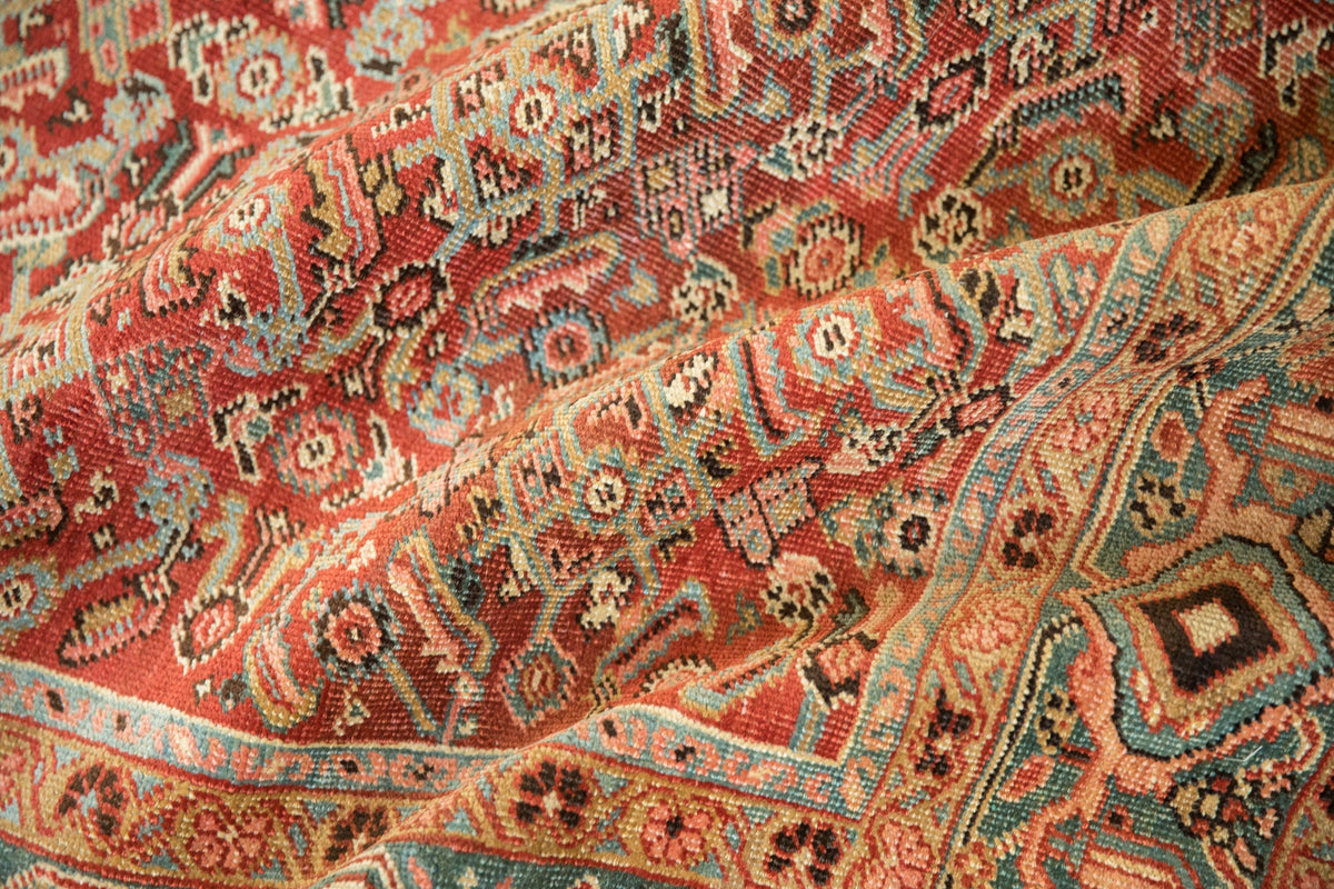 4.5x6 Antique Heriz Rug