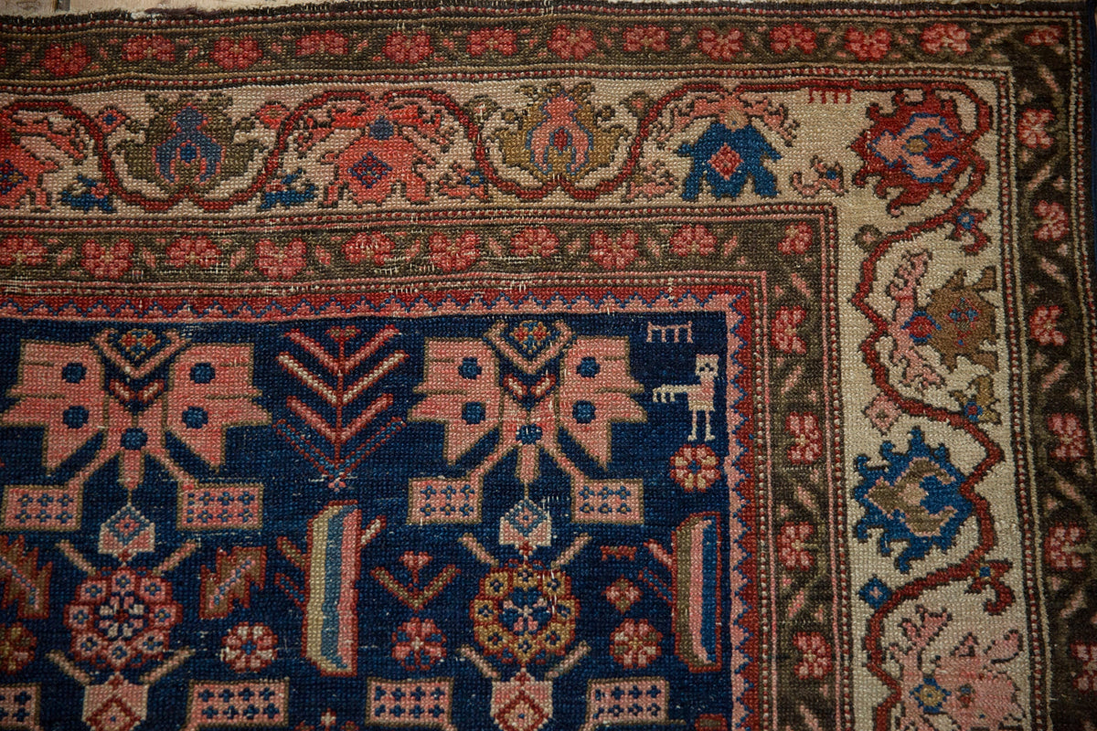5x6 Antique Malayer Square Rug