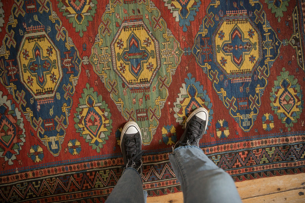 4.5x6.5 Antique Caucasian Soumac Rug
