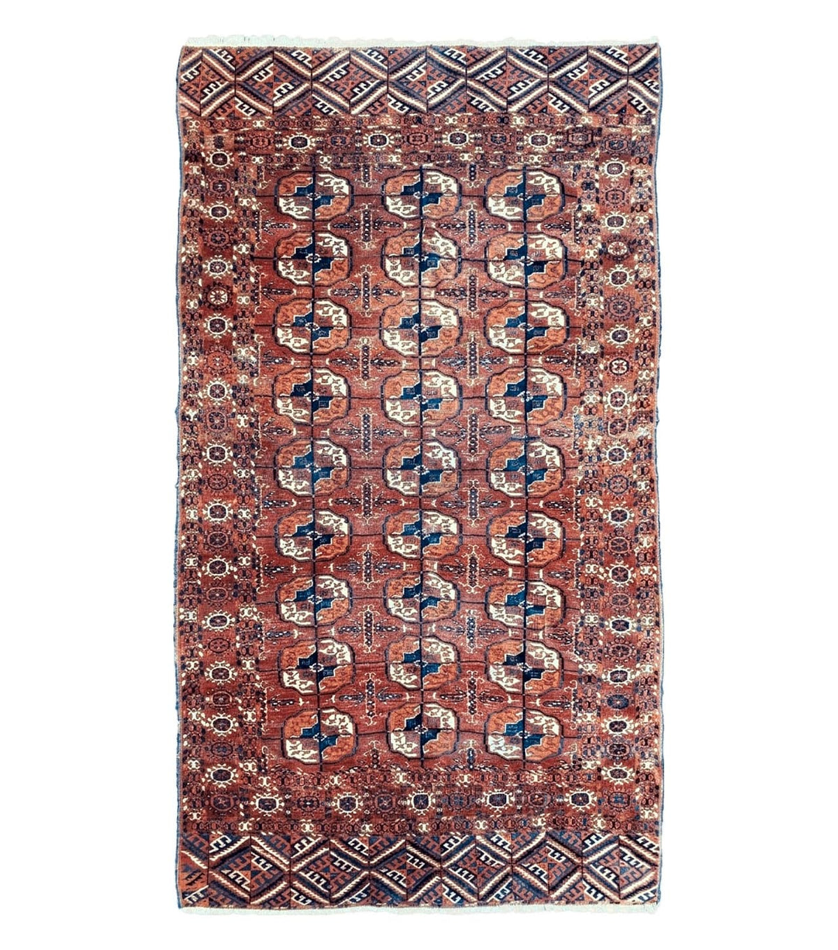 4x7 Antique Yamud Rug Russian Rug Turkoman Rug Fine Weave Rug - Jewel Rugs