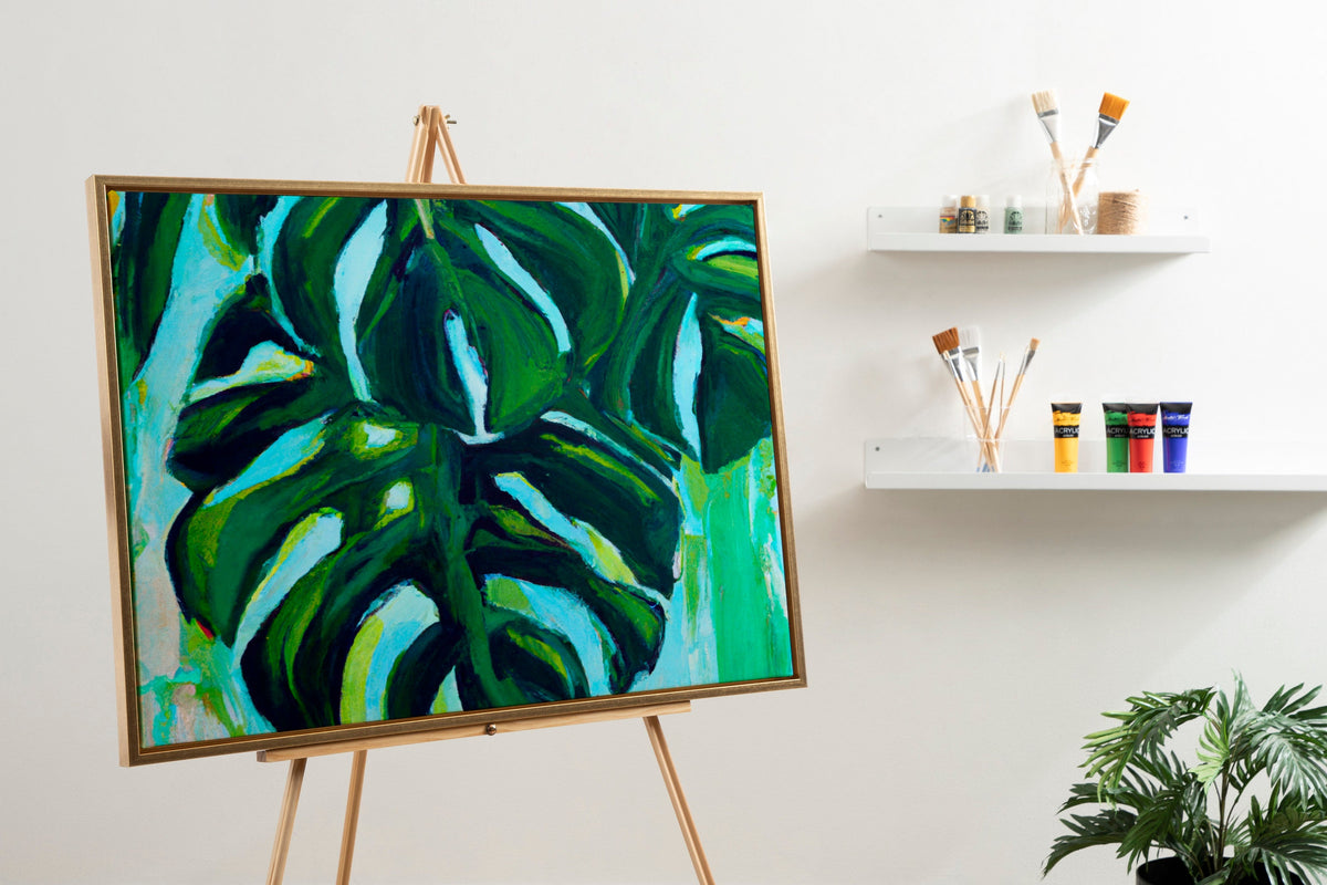 Sylvie Blank Framed Canvas 28x38
