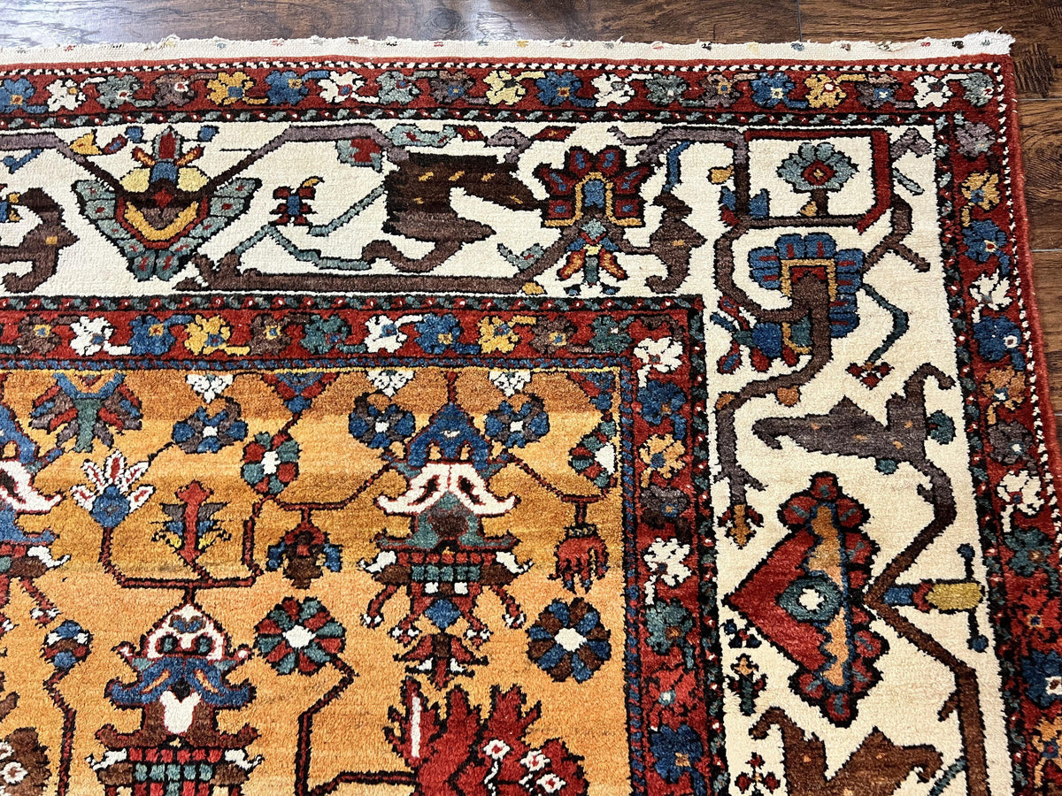 Antique Persian Bakhtiari Rug 14x19 – Rare Palace Size Carpet - Jewel Rugs, view 7