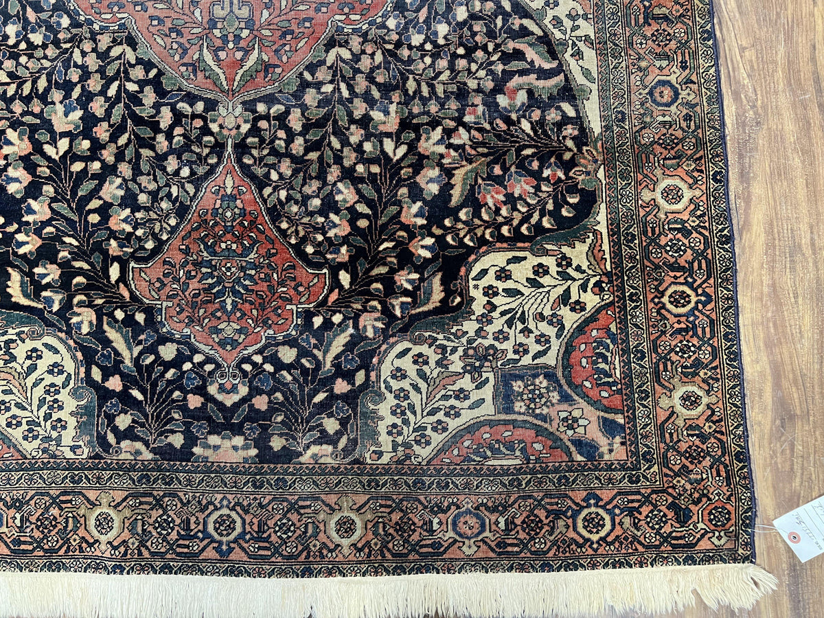 Antique Persian Sarouk Farahan Rug 4x7, Collectible Persian Carpet - Jewel Rugs, view 10