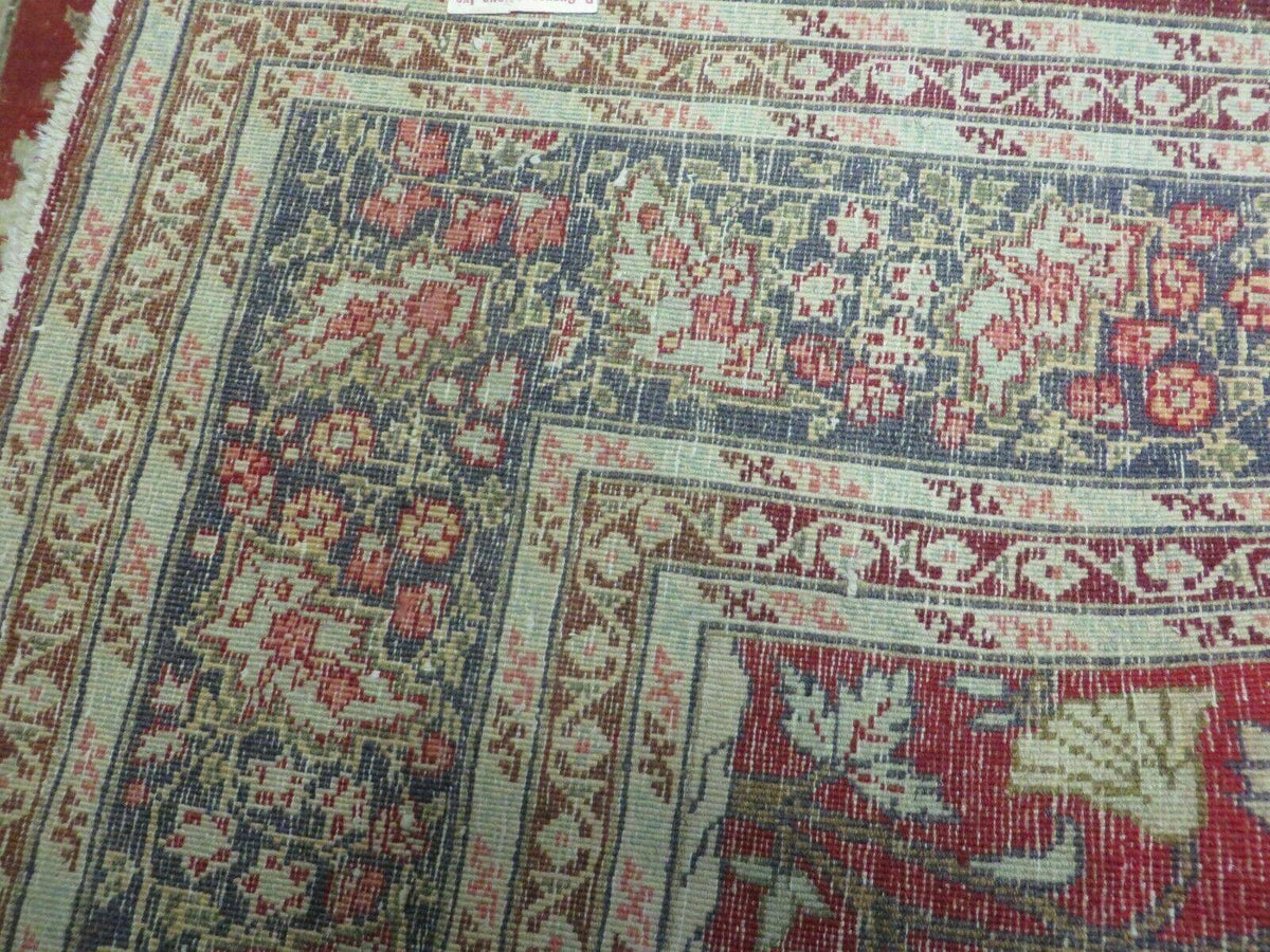 4' X 6' Antique Handmade Turkish Tree Of Life Oriental Wool Rug Birds Red - Jewel Rugs, view 10