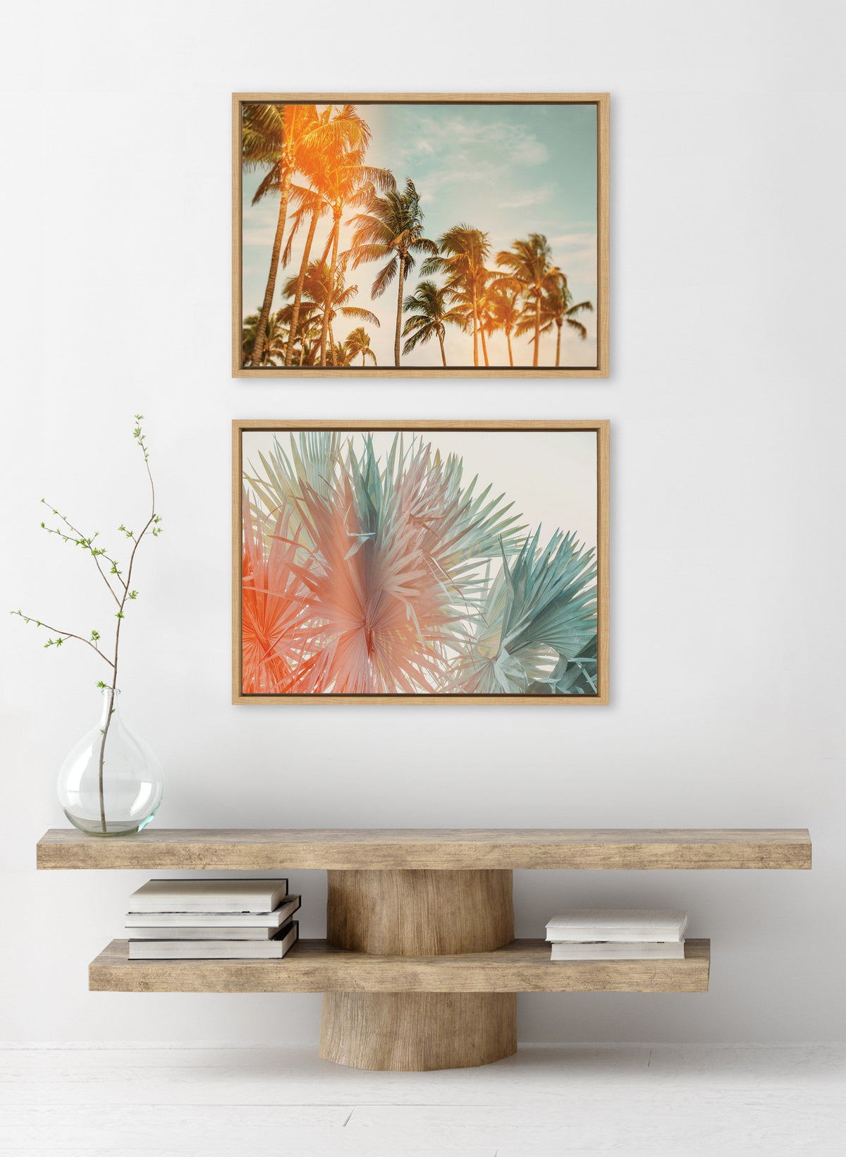 Sylvie Red Hot Summer Framed Canvas by Alicia Bock