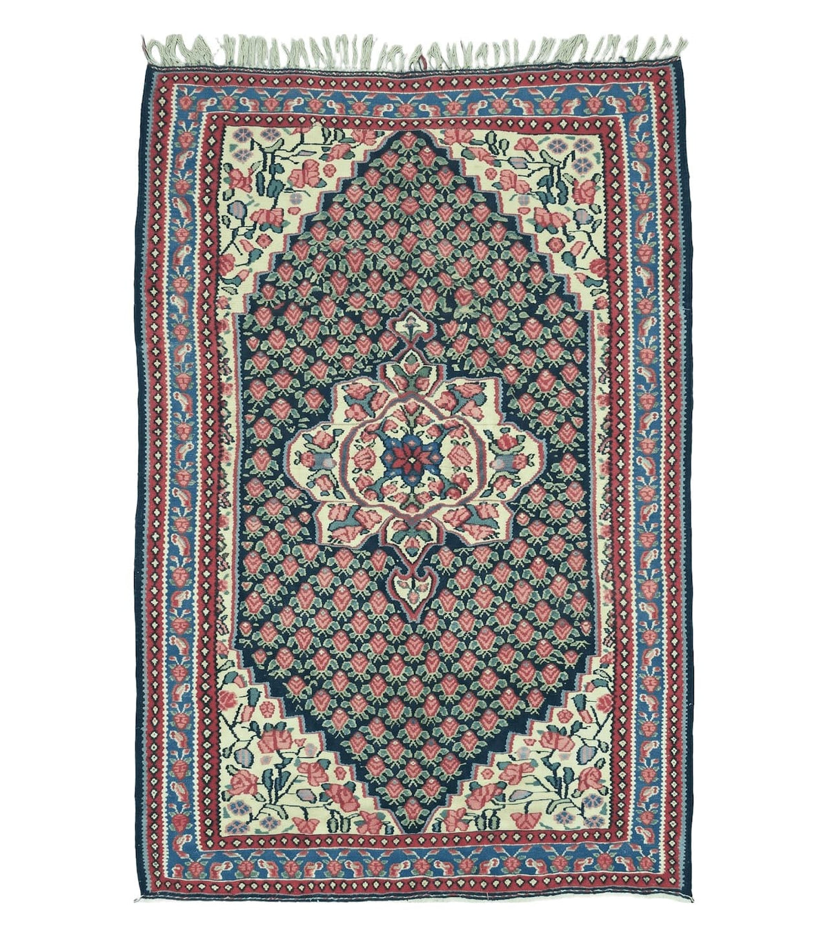 4' X 6' Vintage Handmade Turkish Flat weave Rug Tribal - Jewel Rugs