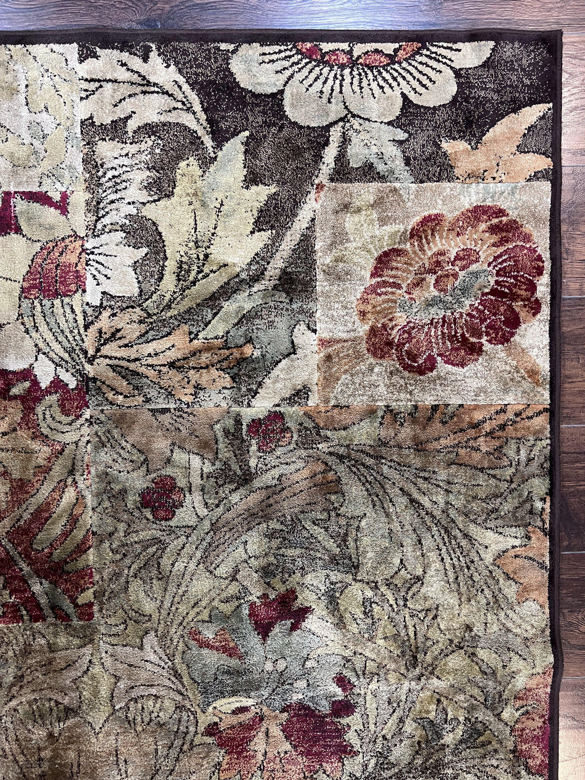 Modern Abstract Area Rug 5x7, Floral Design, Contemporary Carpet 5 x 7, Multicolor - Jewel Rugs, view 8