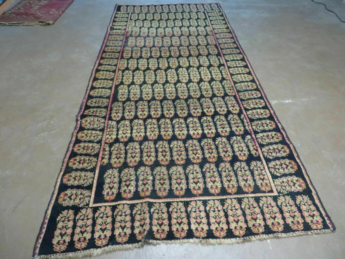 4' X 9' Antique Karabagh Caucasian Rug Handmade Wool Carpet Organic Dyes Nice - Jewel Rugs, view 2