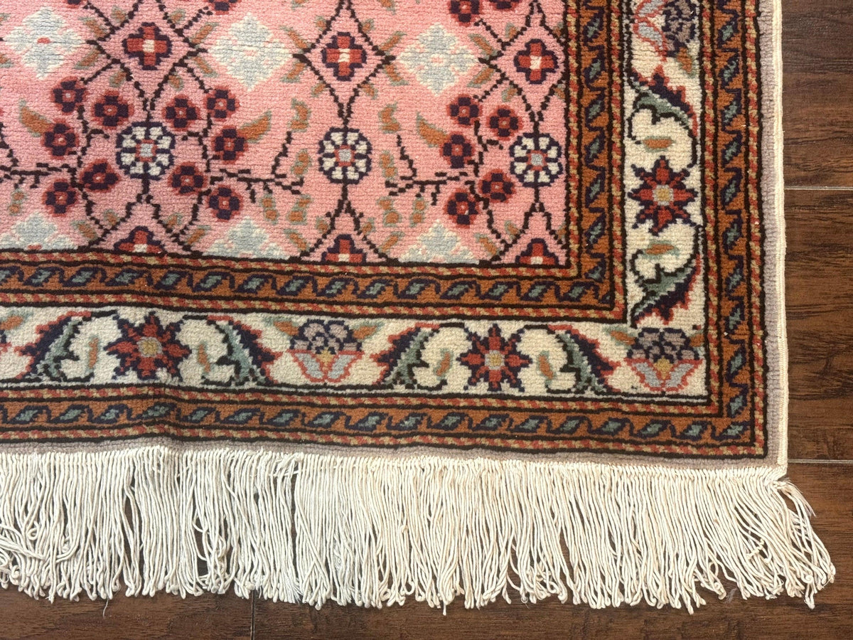 Turkish Sivas Rug 3x4, Pink, Handmade, Wool, Vintage - Jewel Rugs, view 10