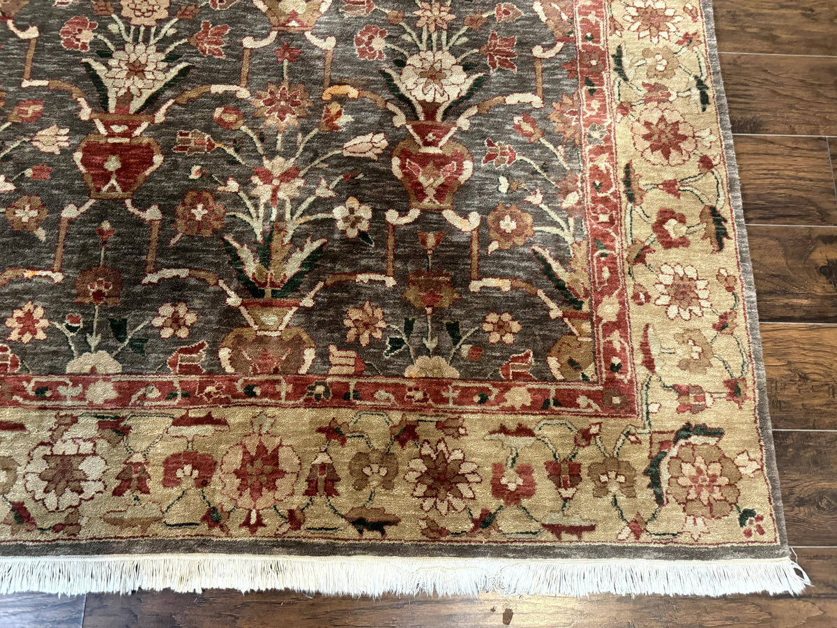 Pak Persian Mahal Rug 6x9, Floral Handmade Wool Traditional Oriental Carpet - Jewel Rugs, view 10