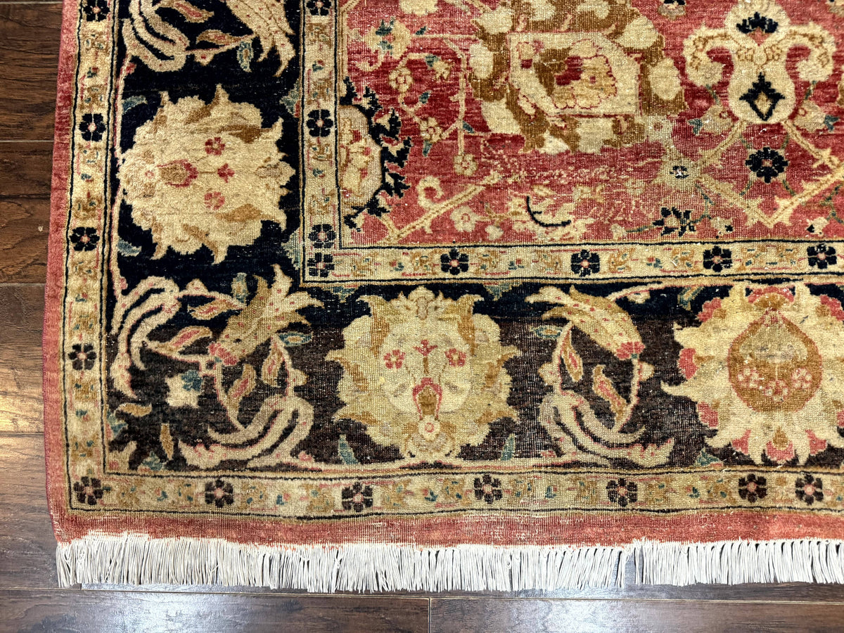 Indian Agra Rug 6x9, Allover Pattern, Traditional Wool Oriental Carpet - Jewel Rugs, view 9
