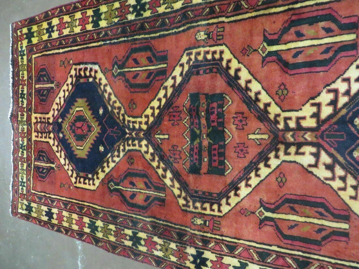 3' 4"X 7' Antique Handmade Turkish Wool Rug Organic #101 - Jewel Rugs, view 13