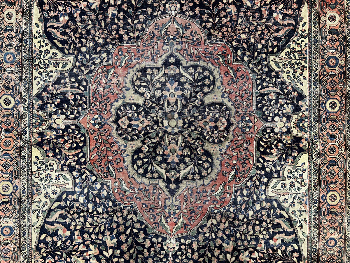 Antique Persian Sarouk Farahan Rug 4x7, Collectible Persian Carpet - Jewel Rugs, view 5