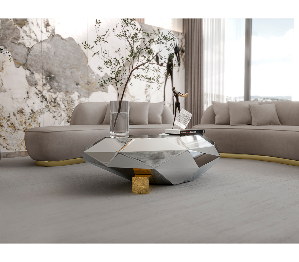 Diamond Center Table by Boca do Lobo – view 5