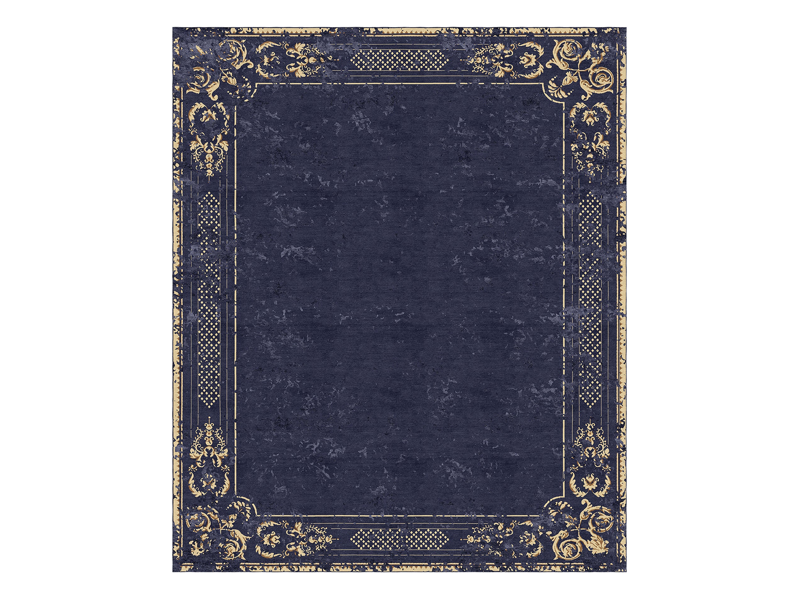 Ornate Stucco Deep Blue image