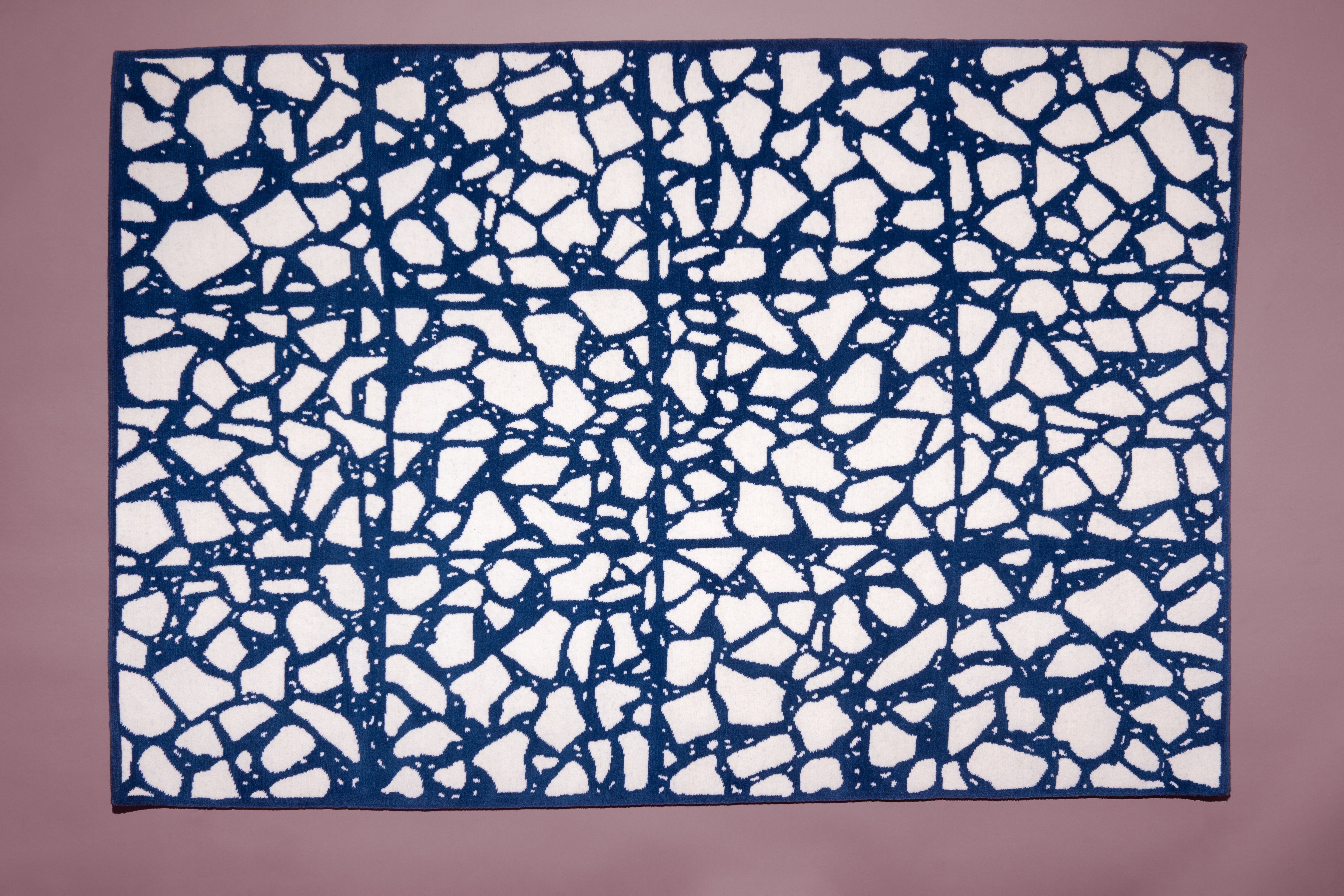 "Lecce" - Handmade Nepalese Wool Rug, Mediterraneo Terrazzo - image 5