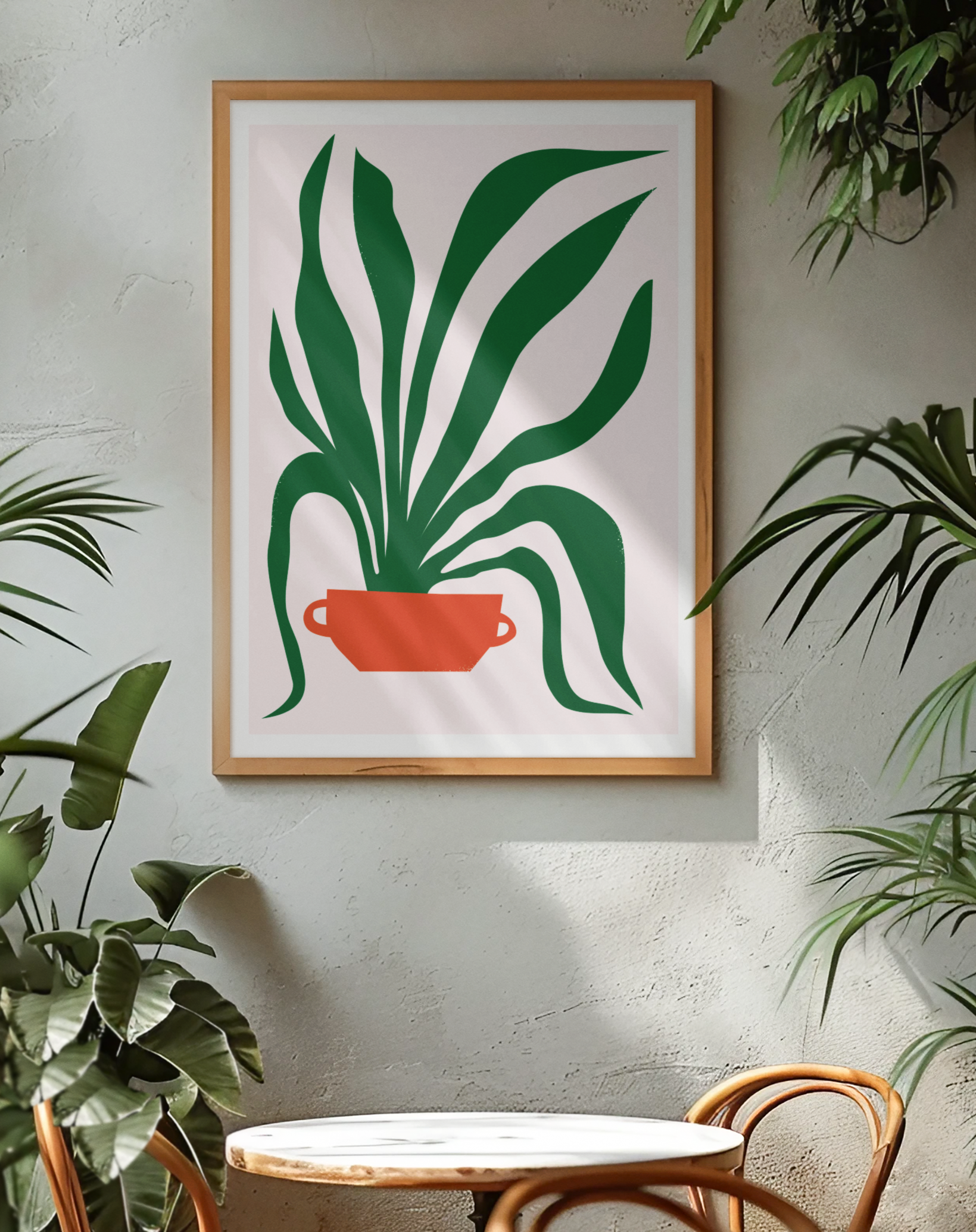 Snake Plant Still Life by Kirsten Ulve
