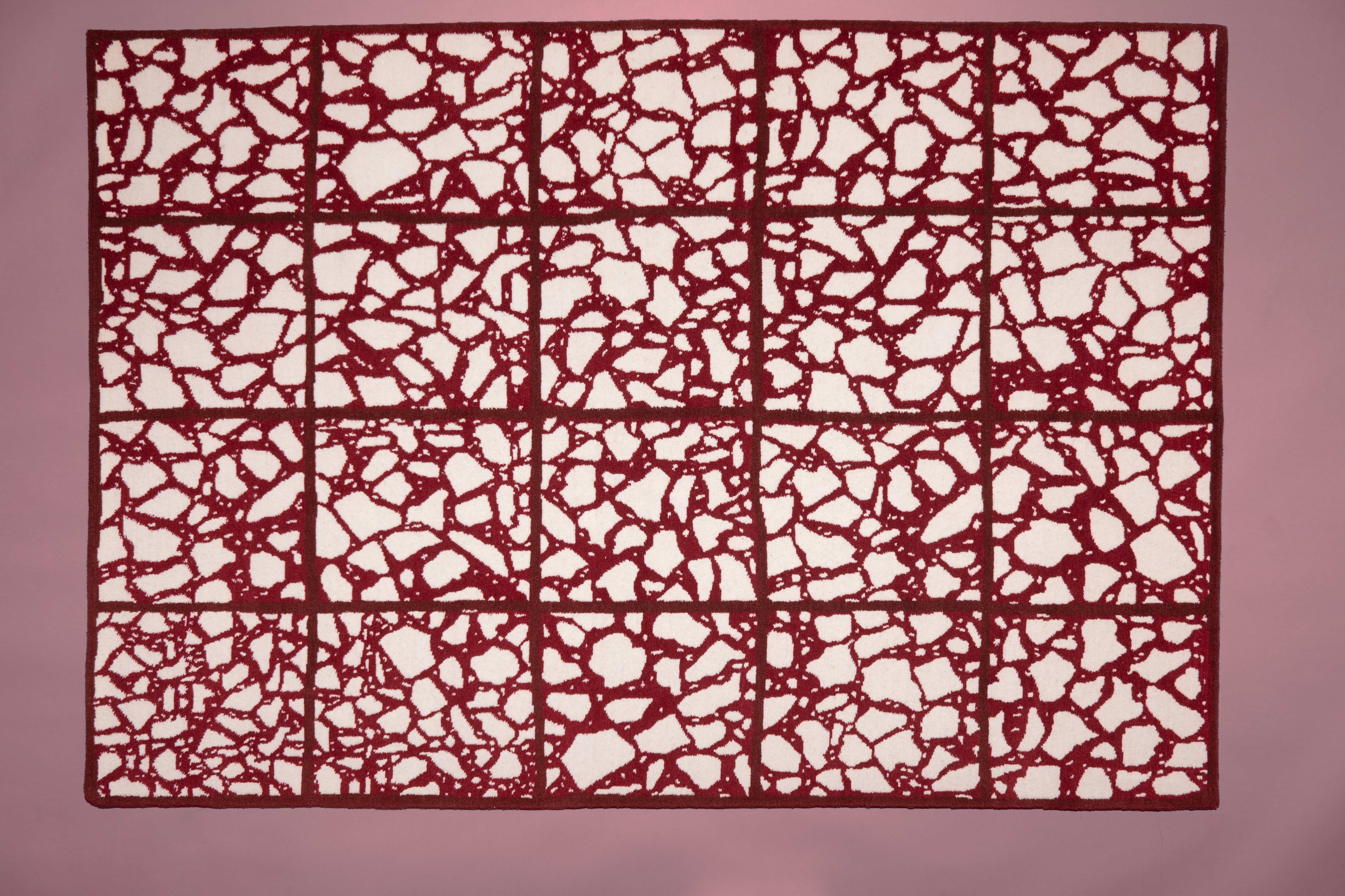 "Ravenna" - Handmade Nepalese Wool Rug, Mediterraneo Terrazzo