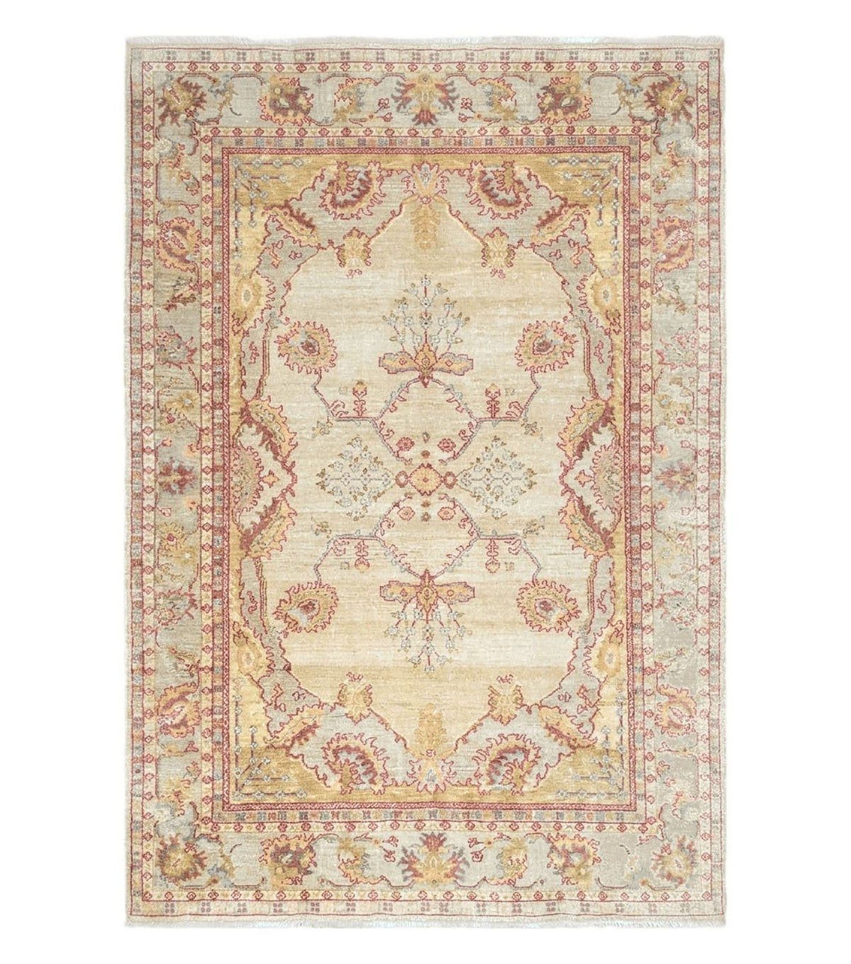 6x9 Turkish Oushak Rug, Wool Rug, Hand Knotted - Jewel Rugs