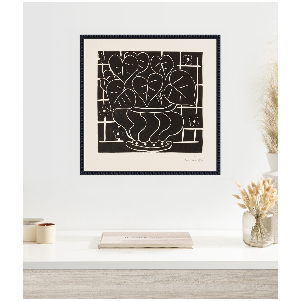 Corbeille de begonias 1938 Henri Matisse by Nostalgia Prints Framed Canvas Wall Art Print
