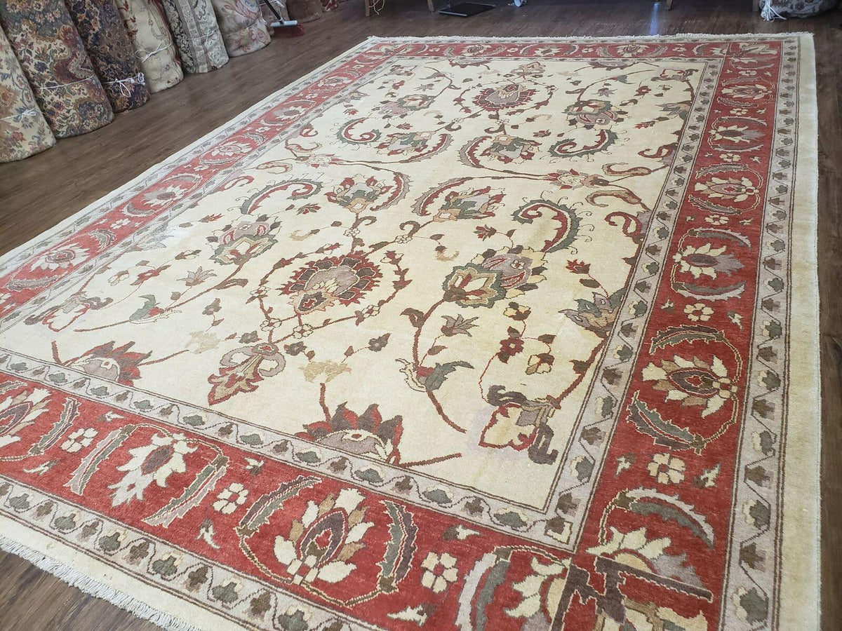 9' X 12' One-Of-A-Kind William Pak Peshawar Hand-knotted Wool Rug Nice - Jewel Rugs, view 3