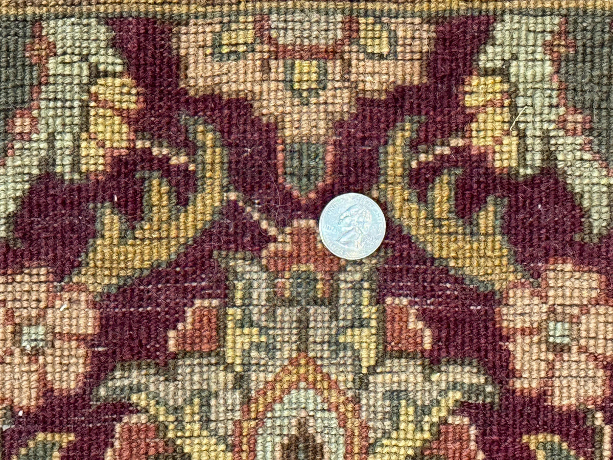 Indian Agra Runner Rug 2.6 x 17.5, Long Runner Rug for Hallway, Floral Handmade - Jewel Rugs, view 10
