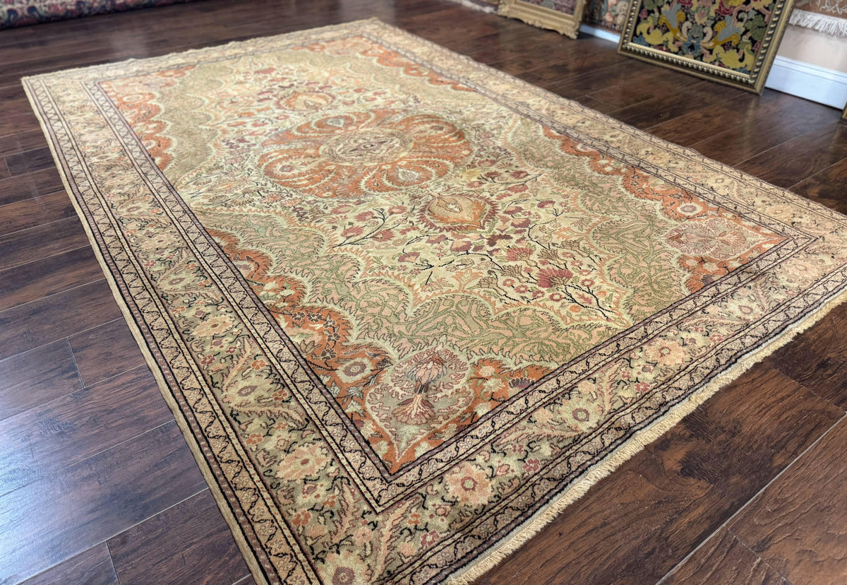 Antique Turkish Kayseri Rug 7x10 - Jewel Rugs, view 13