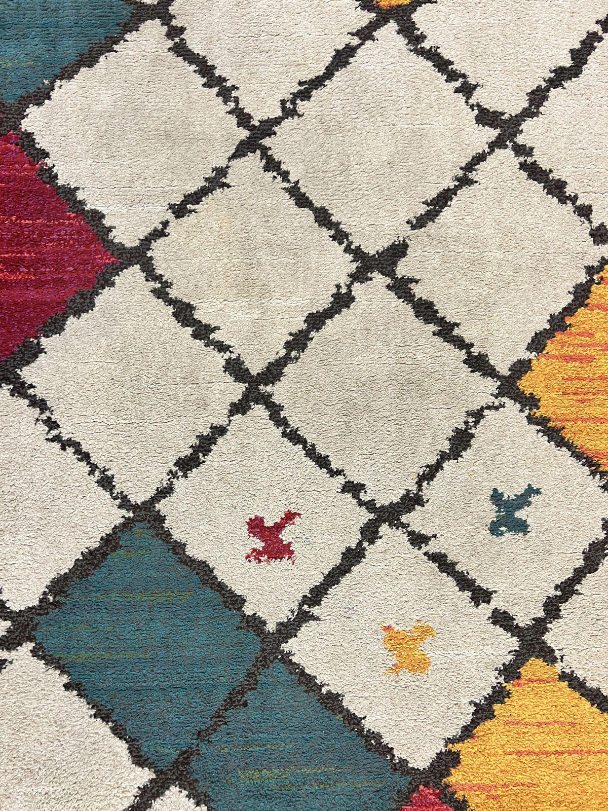 Panel Design Rug 5 x 7.6, Ivory/Beige & Multicolor - Jewel Rugs, view 5
