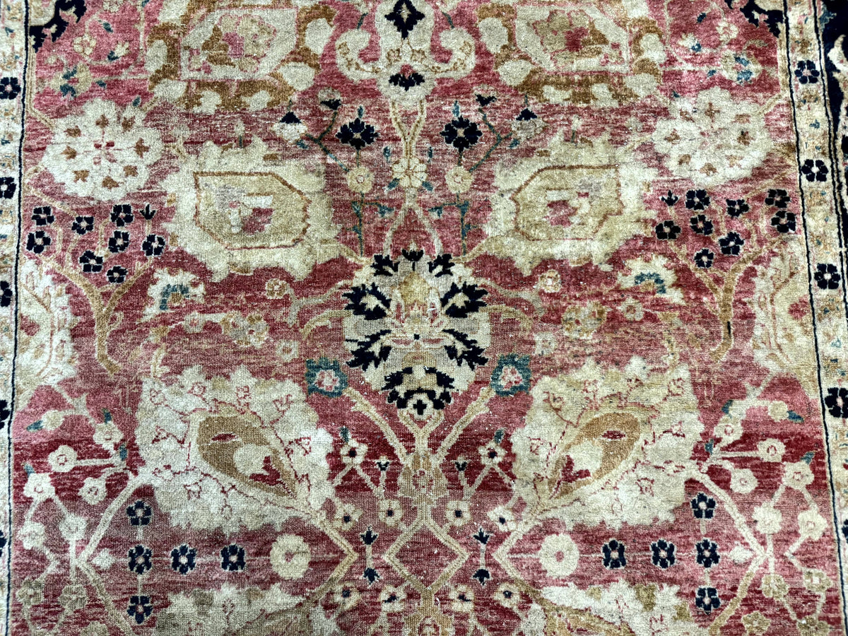 Indian Agra Rug 6x9, Allover Pattern, Traditional Wool Oriental Carpet - Jewel Rugs, view 5