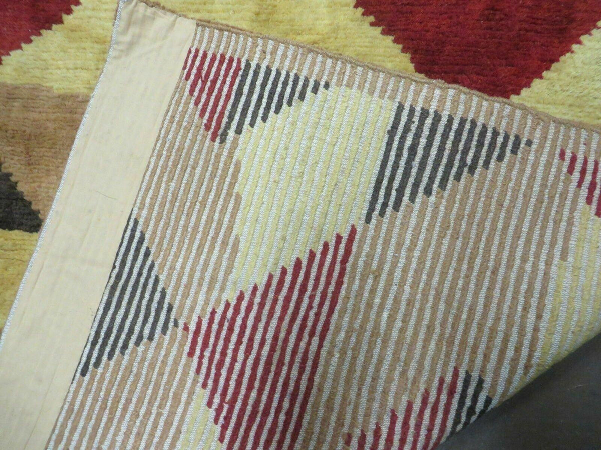 6' X 8' Handmade Tibetan Nepal Chinese Wool Rug Art Deco Contemporary Modern - Jewel Rugs, view 11