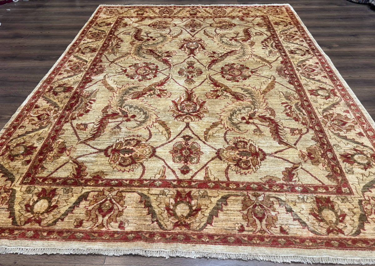 Indian Mahal Rug 7x9, Traditional Wool Carpet - Jewel Rugs, view 2