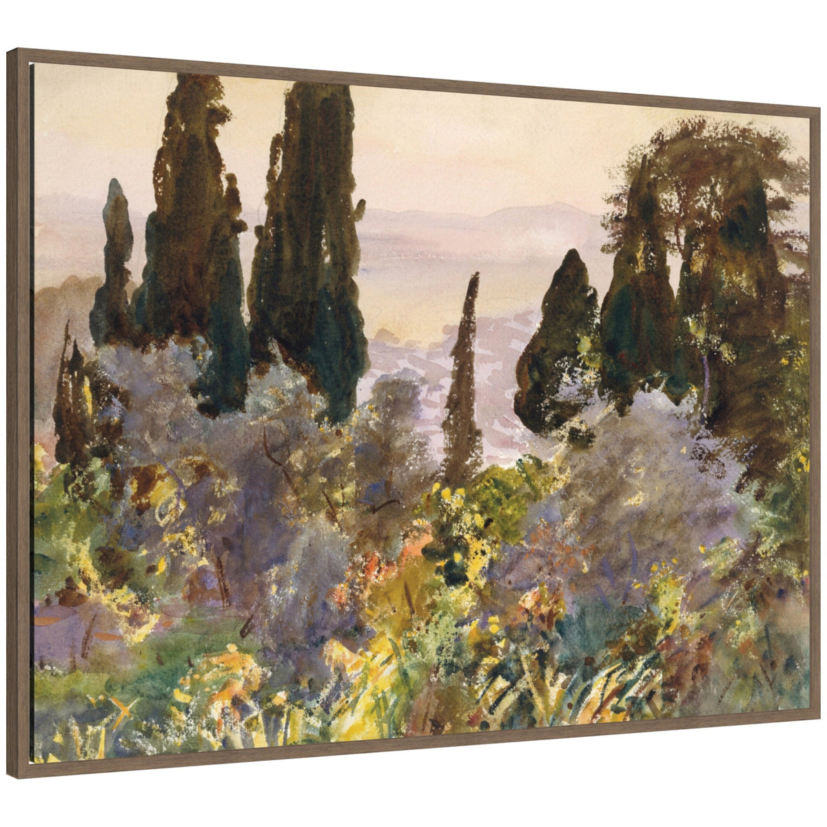 Granada 1912 John Singer Sargent by Nostalgia Prints Framed Canvas Wall Art Print