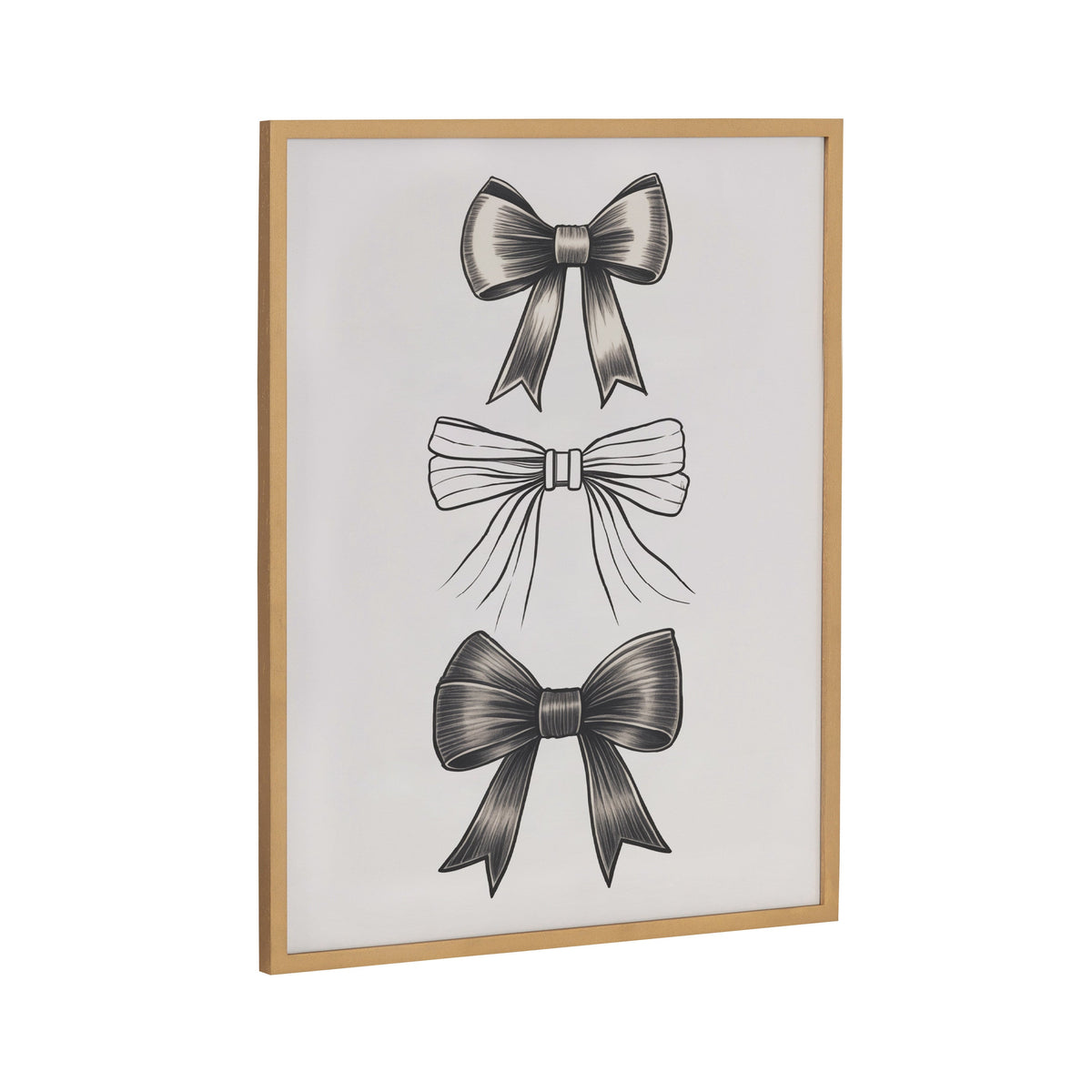 Gallery Coquette Preppy Retro Girly Black Bows Print by The Creative Bunch Studio