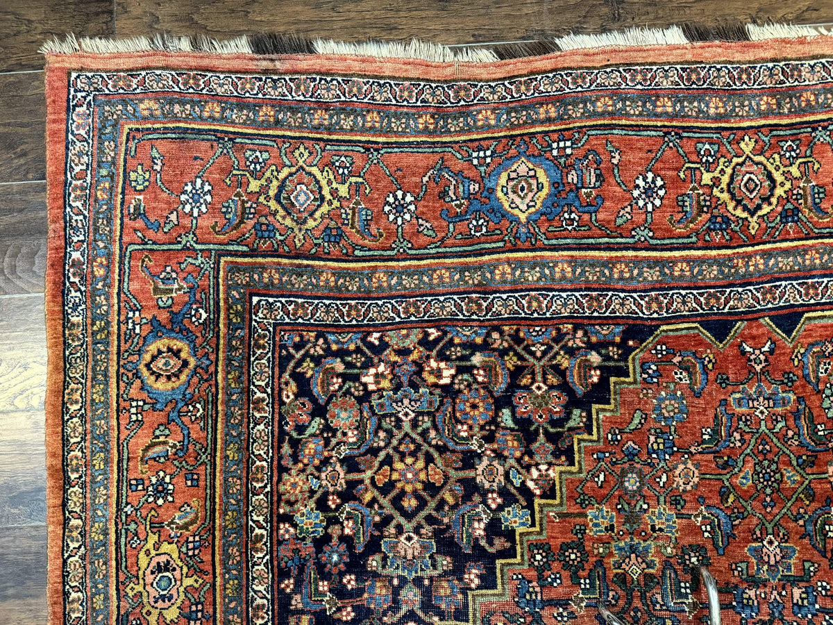 Antique Persian Bidjar Rug 8x12, Rare Persian Carpet - Jewel Rugs, view 7