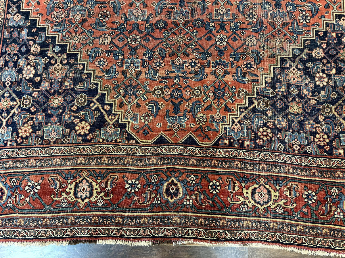 Antique Persian Bidjar Rug 8x12, Rare Persian Carpet - Jewel Rugs, view 6