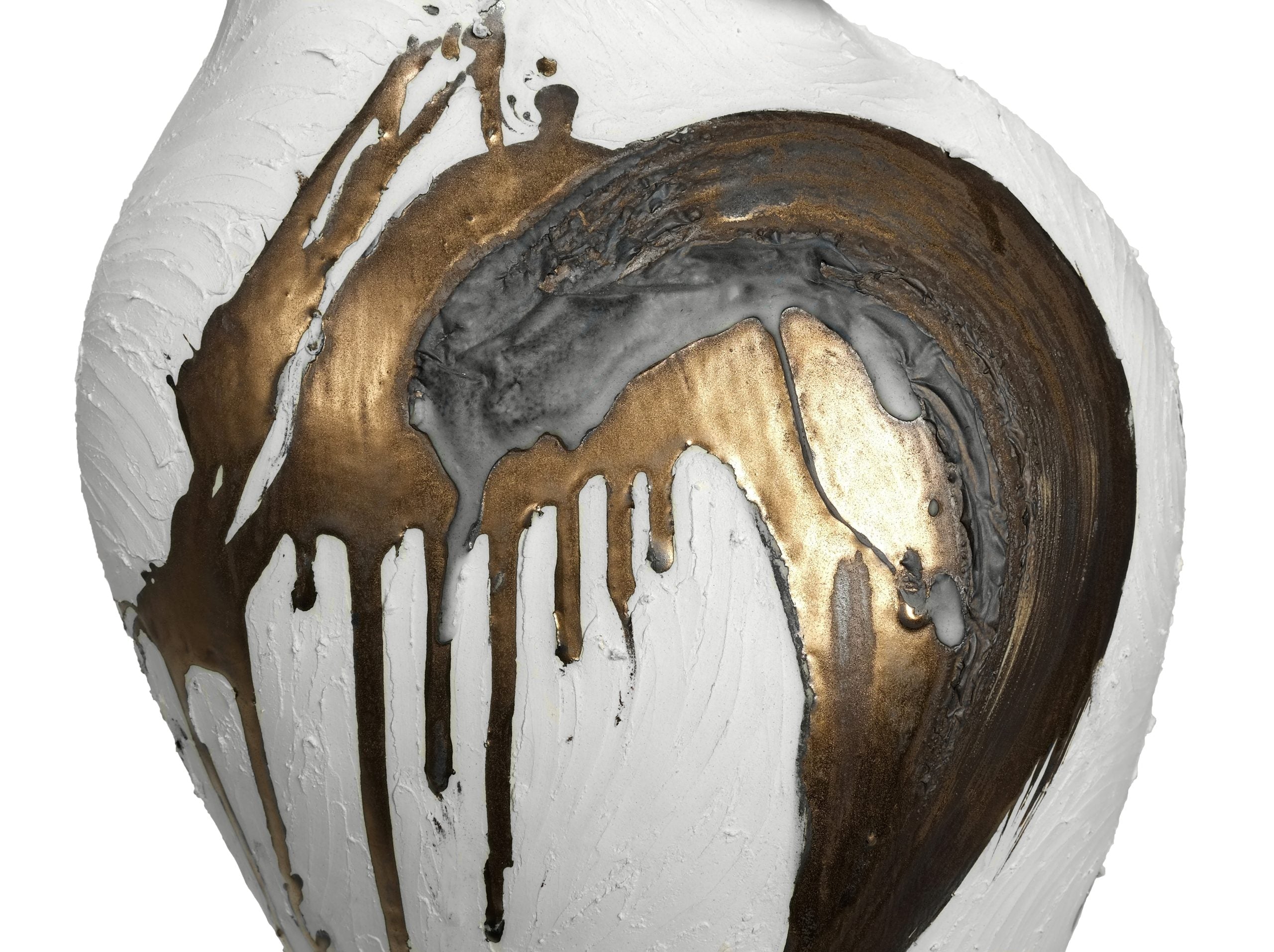 Vessel in White and Gold - No 134 image 2