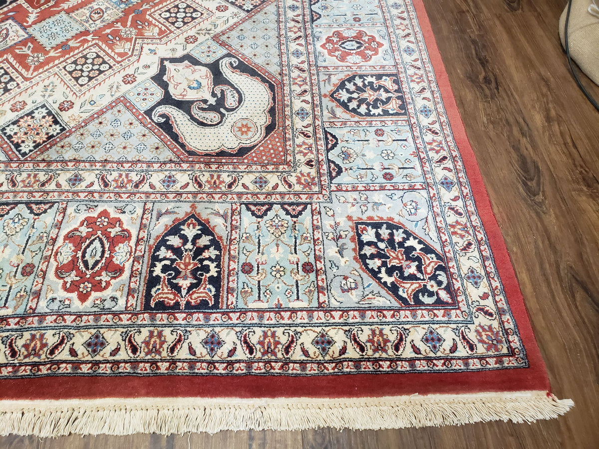 8 x11 Top Quality Veg Dye Turkish Carpet Decorative Handmade Geometric Area Rug - Jewel Rugs, view 9