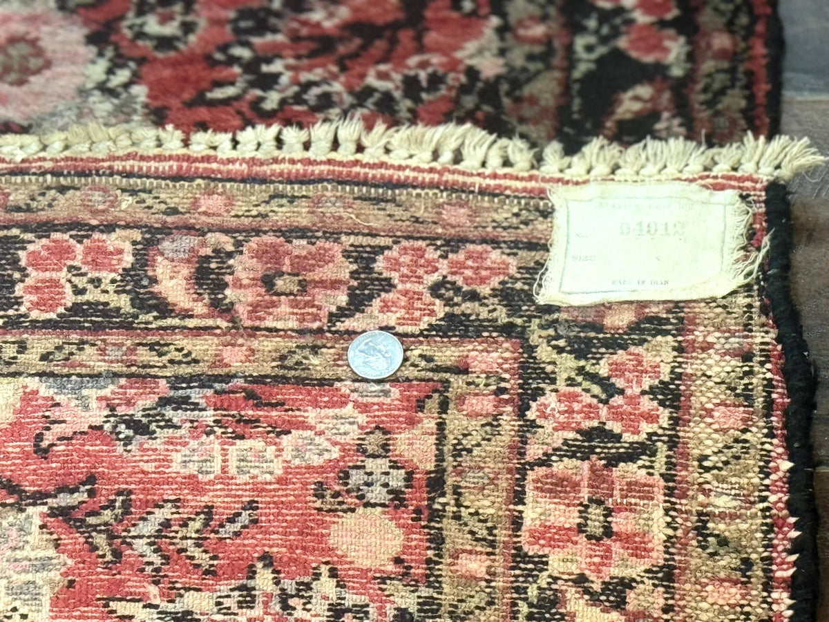 Persian Hamadan Runner Rug 2 x 13.6 – Red Floral Wool Hallway Carpet - Jewel Rugs, view 10