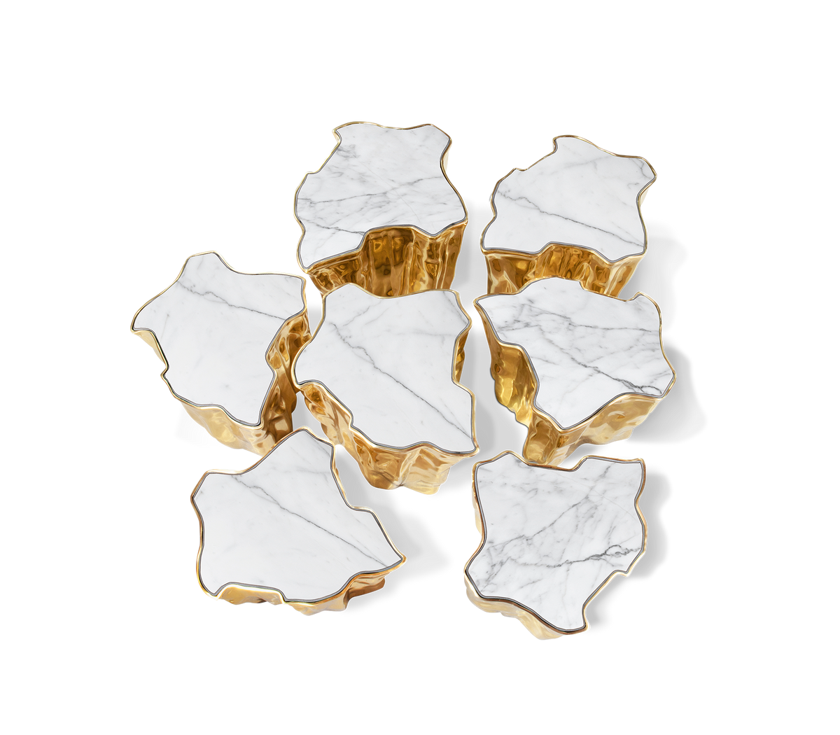 Eden Series White Center Table by Boca do Lobo – view 4