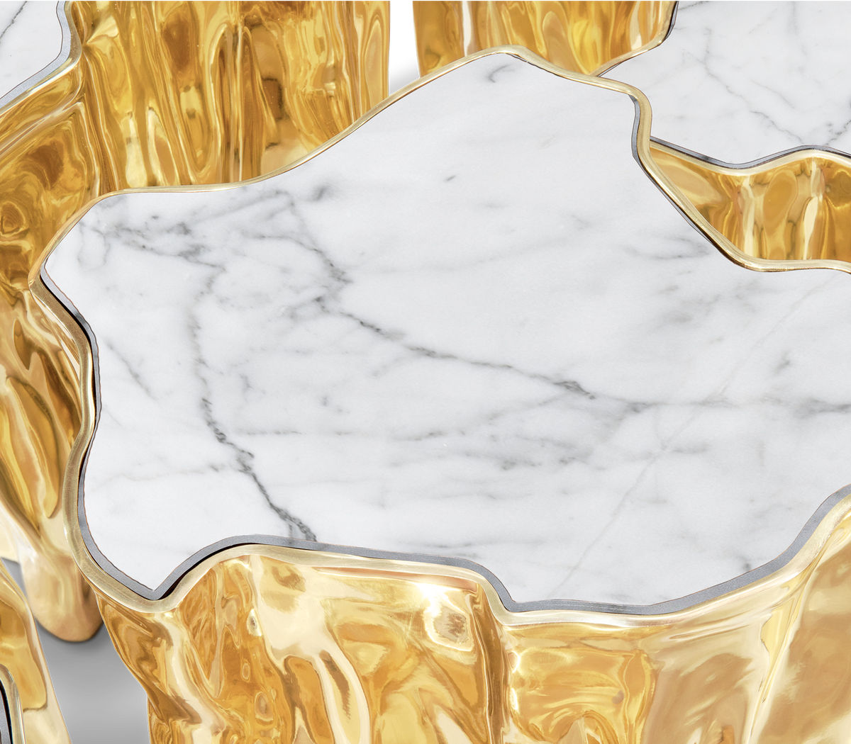 Eden Series White Center Table by Boca do Lobo – view 5