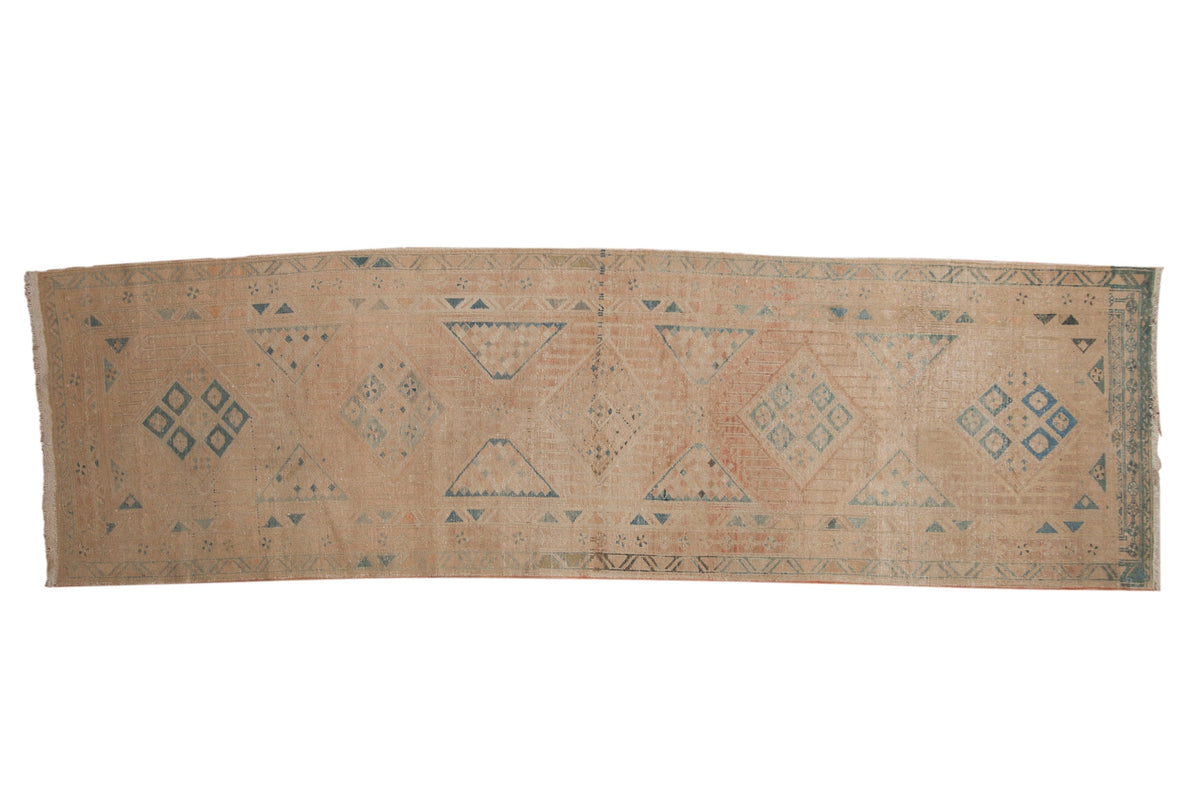 3.5x11 Vintage Distressed Northwest Persian Rug Runner
