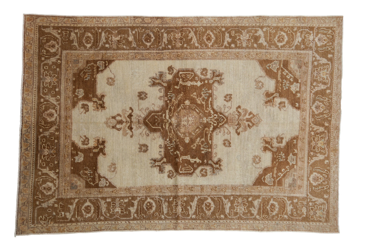 5x7 Vintage Distressed Oushak Rug