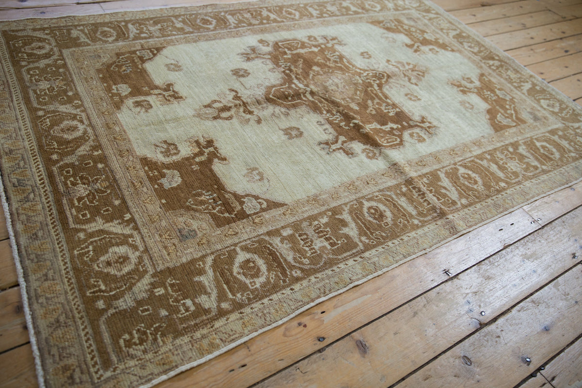 5x7 Vintage Distressed Oushak Rug